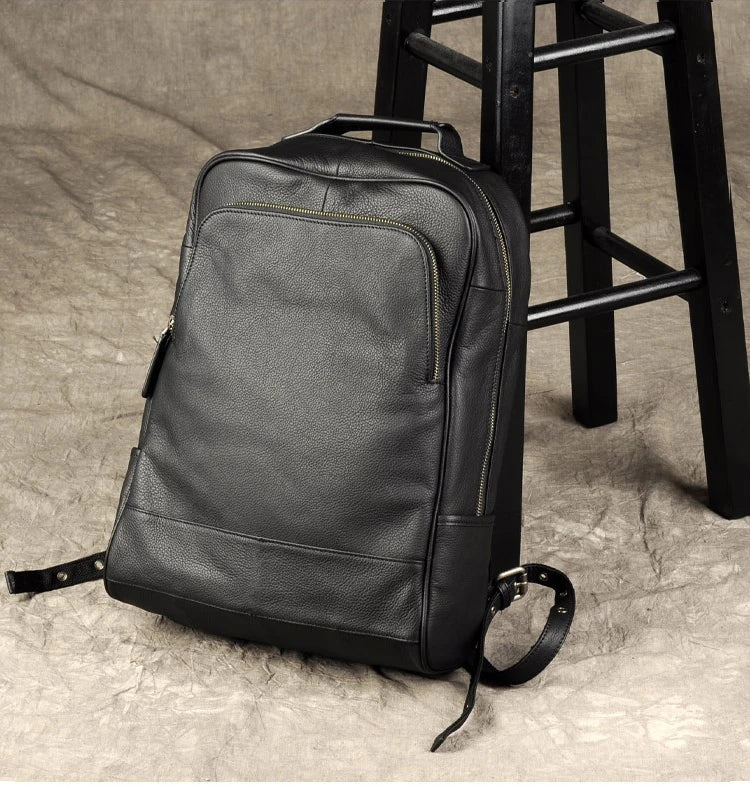 Trendbay Men's Leather Backpack