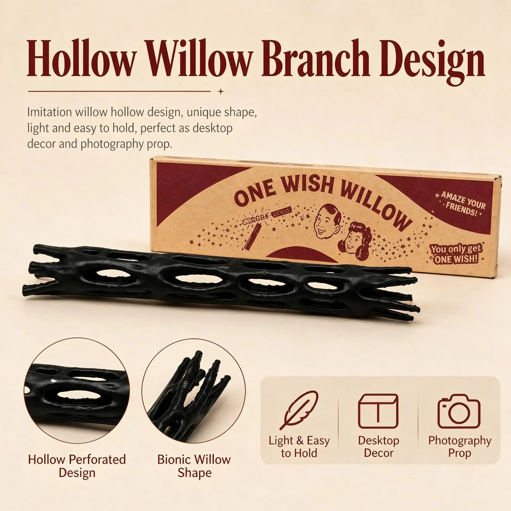 Trendbay 2pcs One Wish Willow – 3D Printed Wishing Branch Novelty Gift