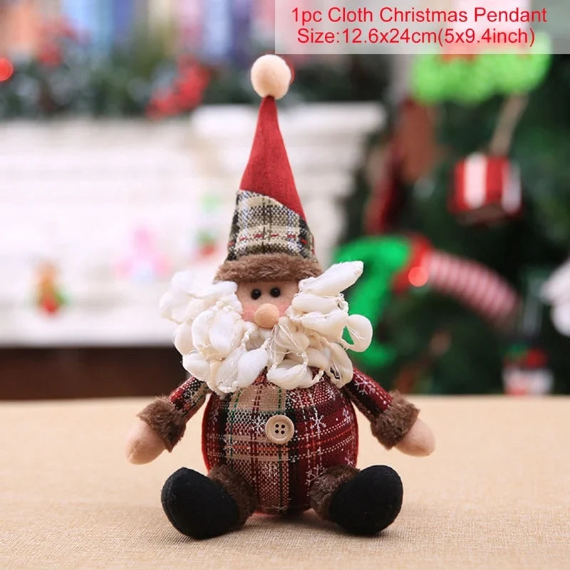 Trendbay 28cm Christmas Snowman Doll Decoration Festive Tabletop