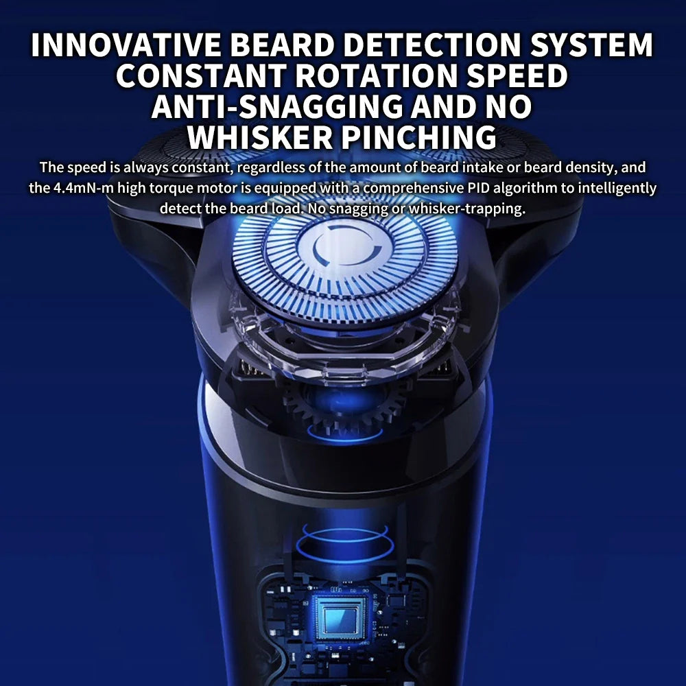 Trendbay S700 Portable 3-Head Electric Shaver for Men