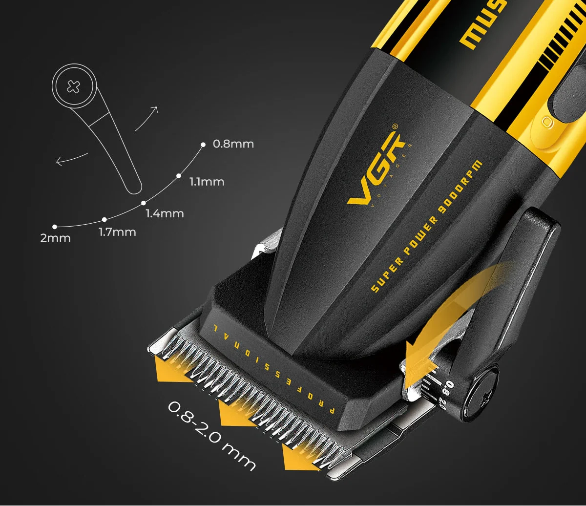 Trendbay Professional 9000 RPM Cordless Hair Clipper
