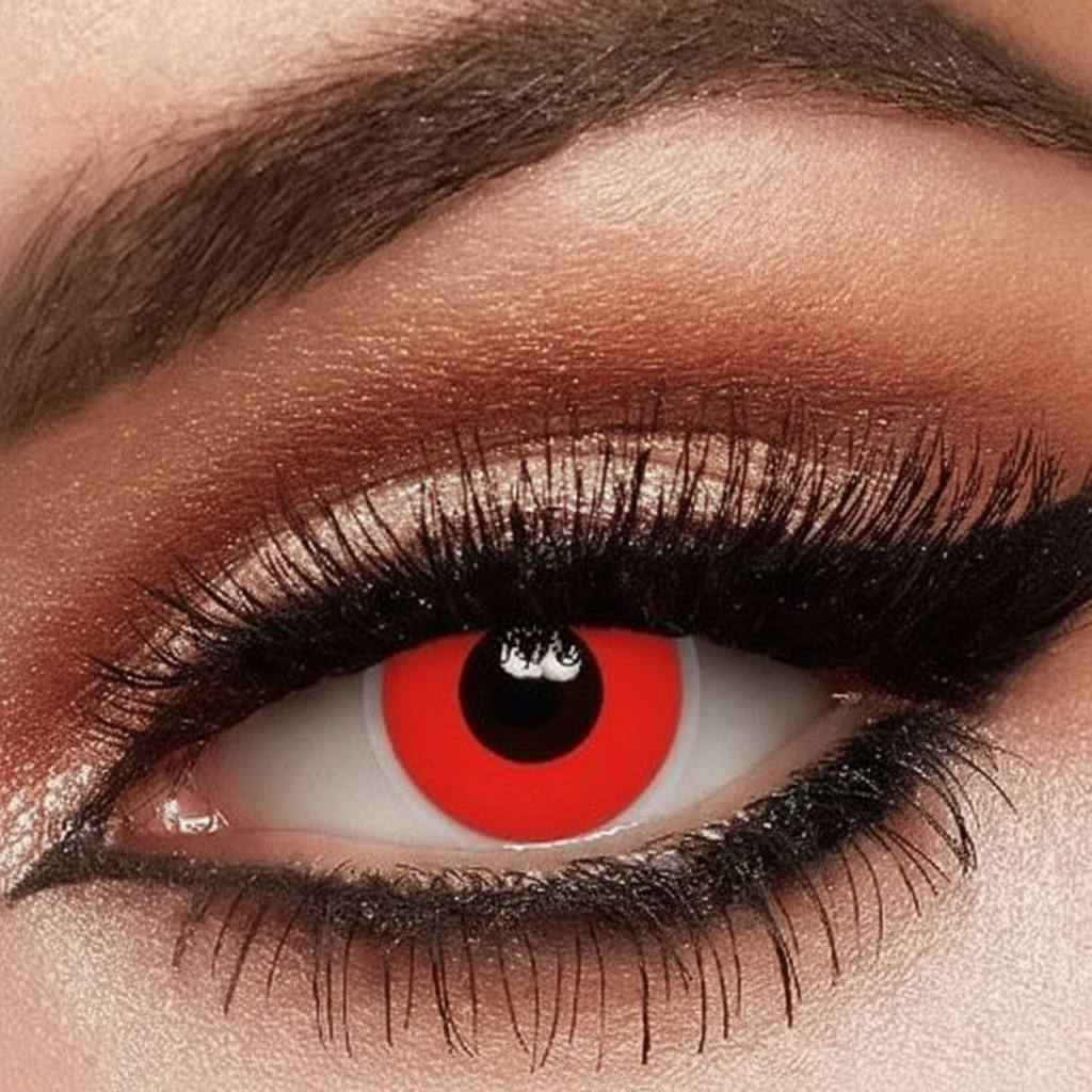 Trendbay Vampire Red Dragon Cosplay Contact Lenses – 14.0–14.5 mm