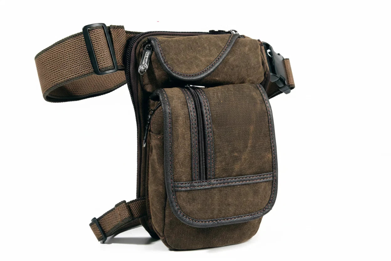 Trendbay  Men's Drop Leg Waist Bag with Adjustable Straps