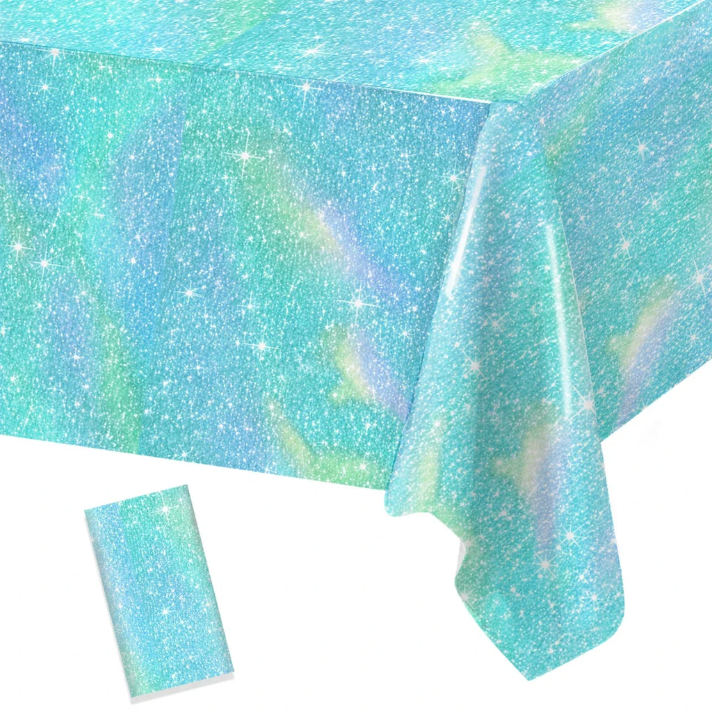 Trendbay Blue Laser Disposable Tablecloth – 274 × 137CM