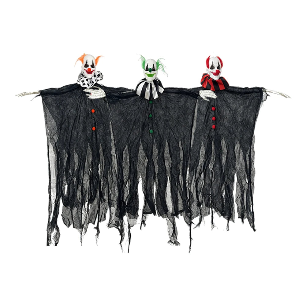 Trendbay 78 × 55CM Halloween Skeleton Clown Hanging Decoration