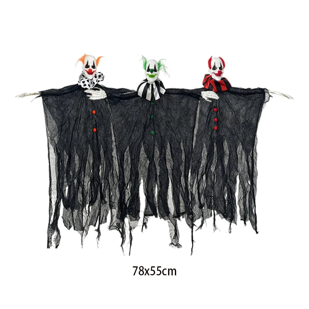 Trendbay 78 × 55CM Halloween Skeleton Clown Hanging Decoration