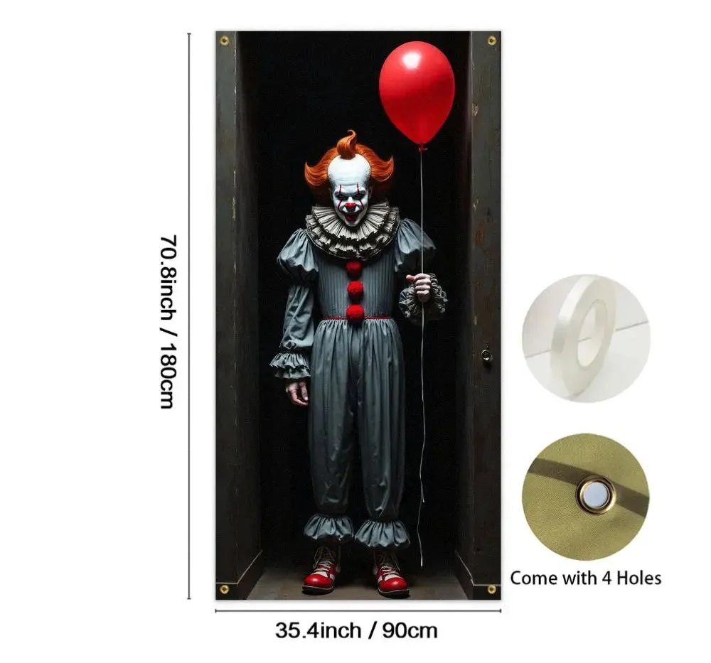 Trendbay Joker Pennywise Door Curtain Banner – 2D