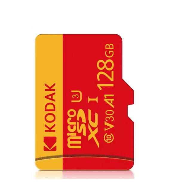 Trendbay Kodak 128GB MicroSD Memory Card Class 10 U3 V30 High-Speed
