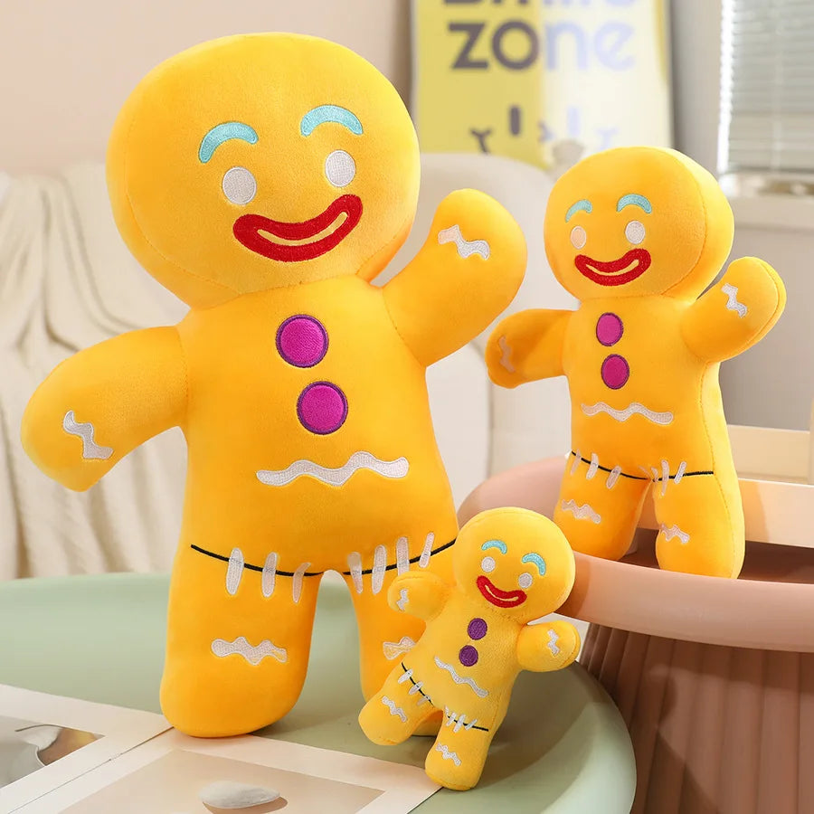 Trendbay 30cm Gingerbread Man Christmas Plush Pillow