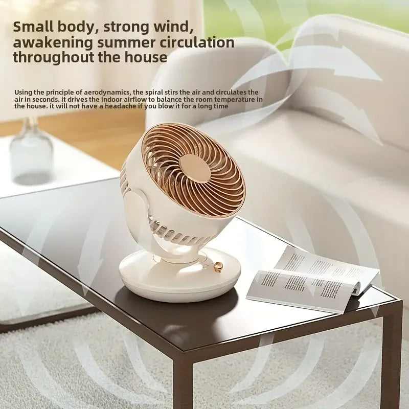Trendbay 6-Inch USB Plug-In Desktop Fan