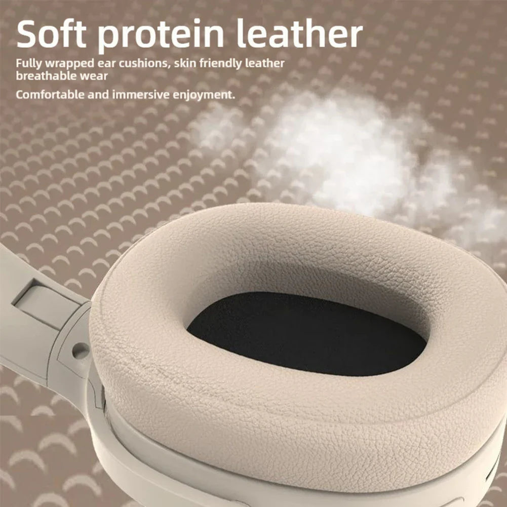 Trendbay Wireless Bluetooth Over-Ear Headphone Beige