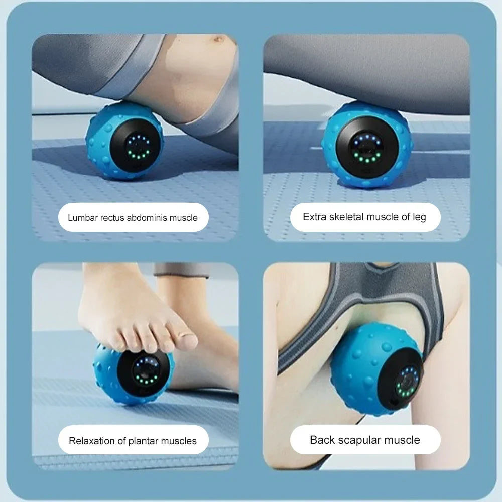 Trendbay Electric Vibrating Massage Ball for Muscle Recovery