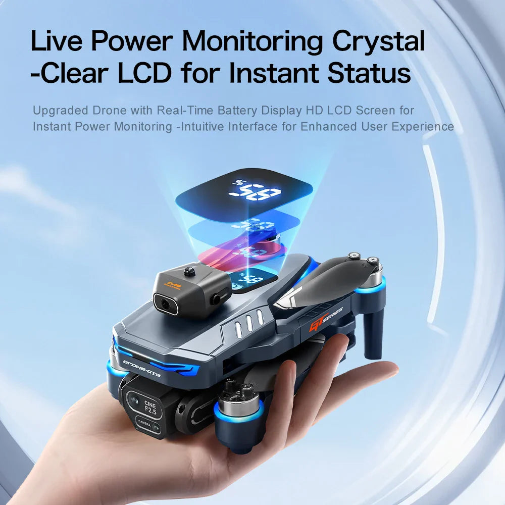 Trendbay 8K Dual Camera Drone with Screen Remote