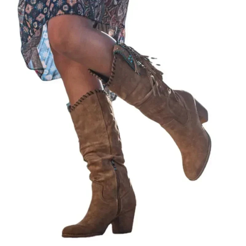 Trendbay Women's Western Cowboy Boots