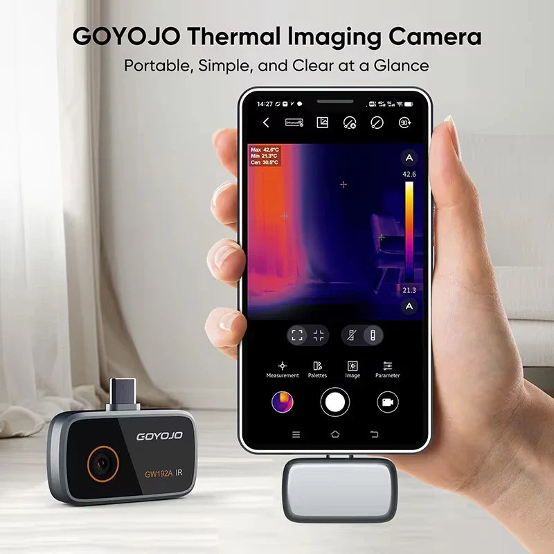 Trendbay Thermal Imaging Camera – 192×192 Infrared Camera for Android Type-C & iOS Mobile Devices
