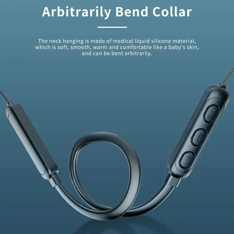 Trendbay Wireless 9D Bluetooth Neckband Headset Black