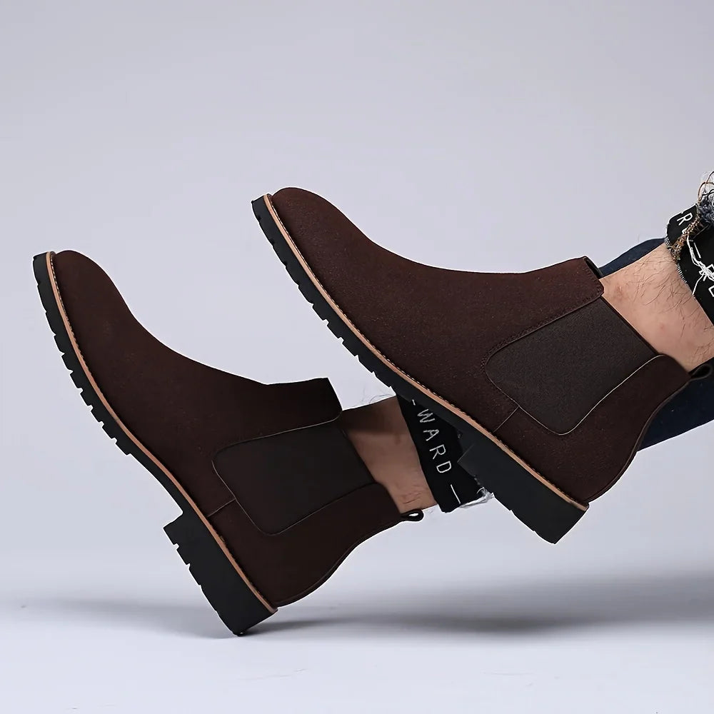 Trendbay Men's Mid-Top Chelsea Boots