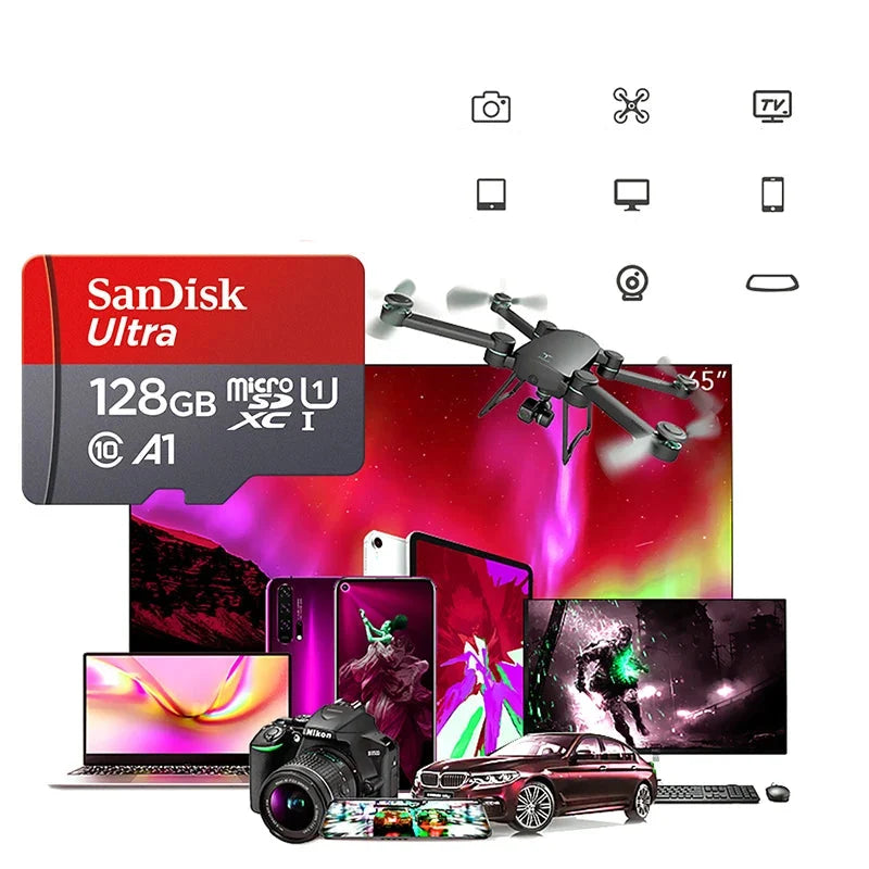 Trendbay 256GB MicroSDXC Memory Card – Class 10 UHS-I