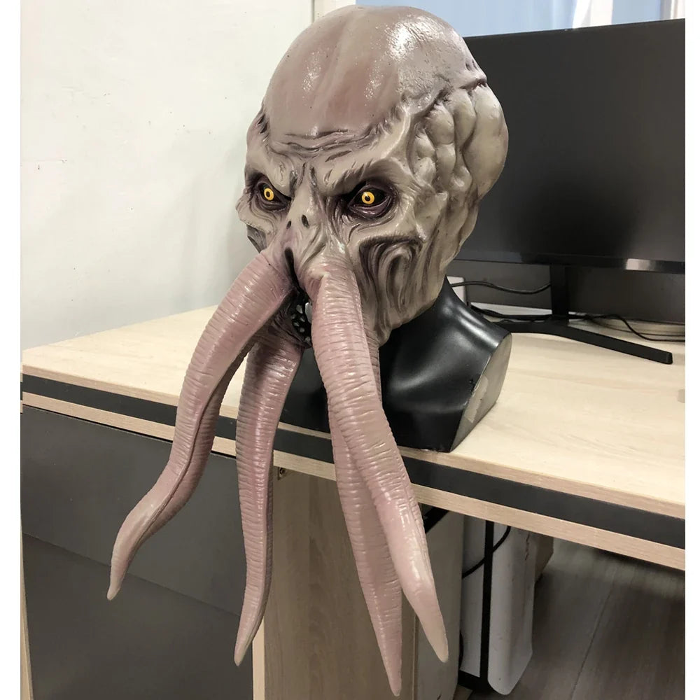 Trendbay Mind Flayer Inspired Squiddy Latex Cosplay Mask