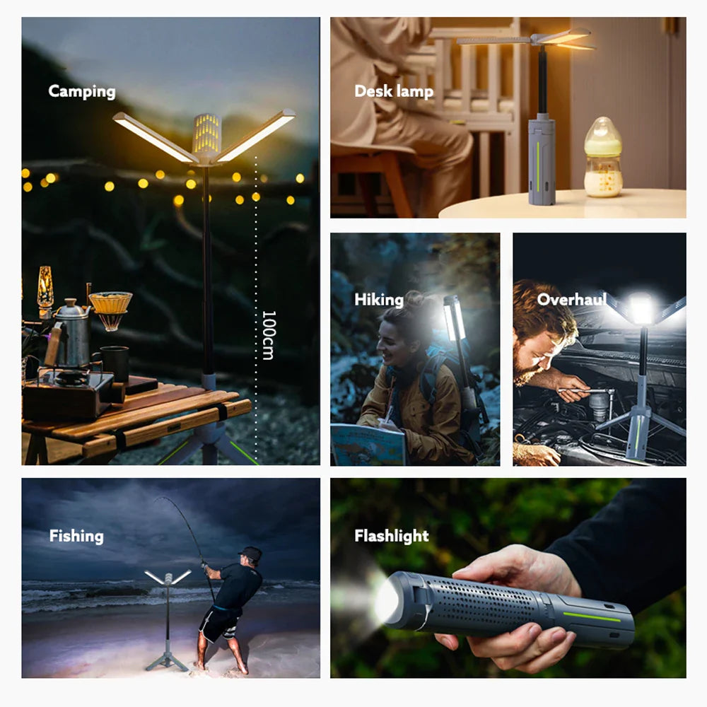 Trendbay Rechargeable Telescopic Camping Lantern