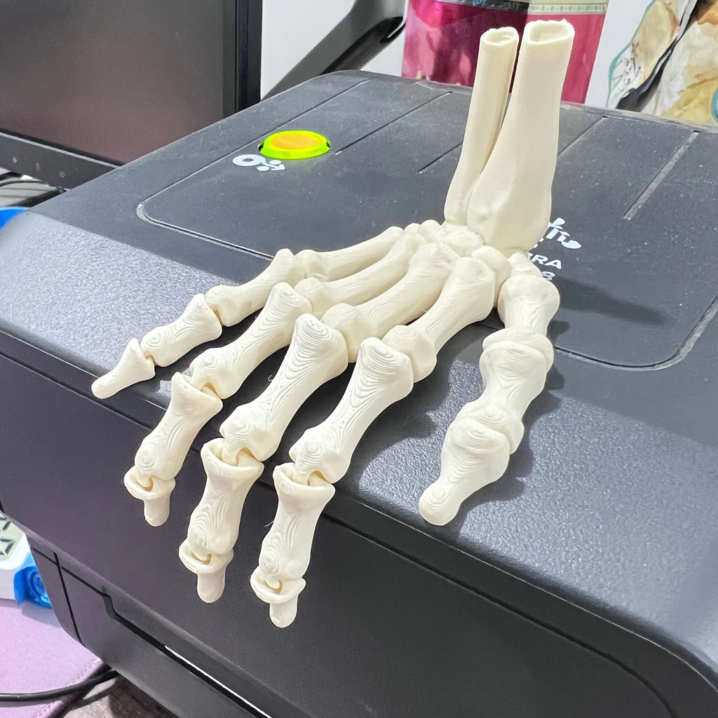 Trendbay 3D Printed Hand Bone Ornaments 9.3CM 2pc set