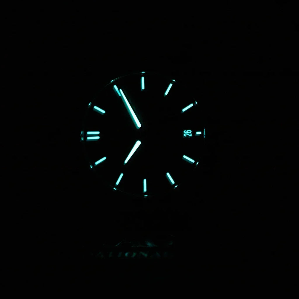 Trendbay 37mm Automatic Mechanical Men's Watch with Sapphire Crystal & 10ATM Water Resistance