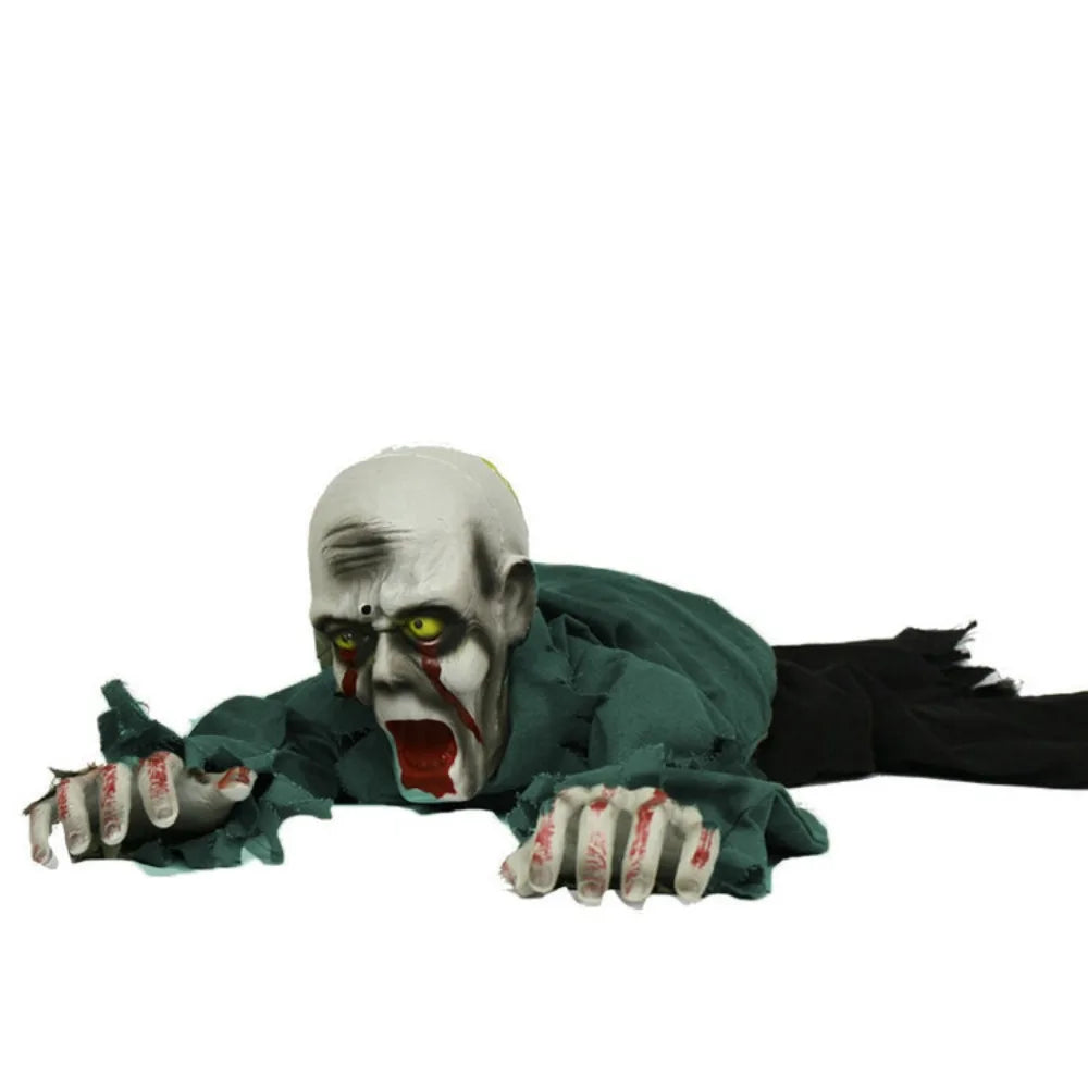 Trendbay Electric Halloween Crawling Ghost 110CM Voice-Activated Zombie