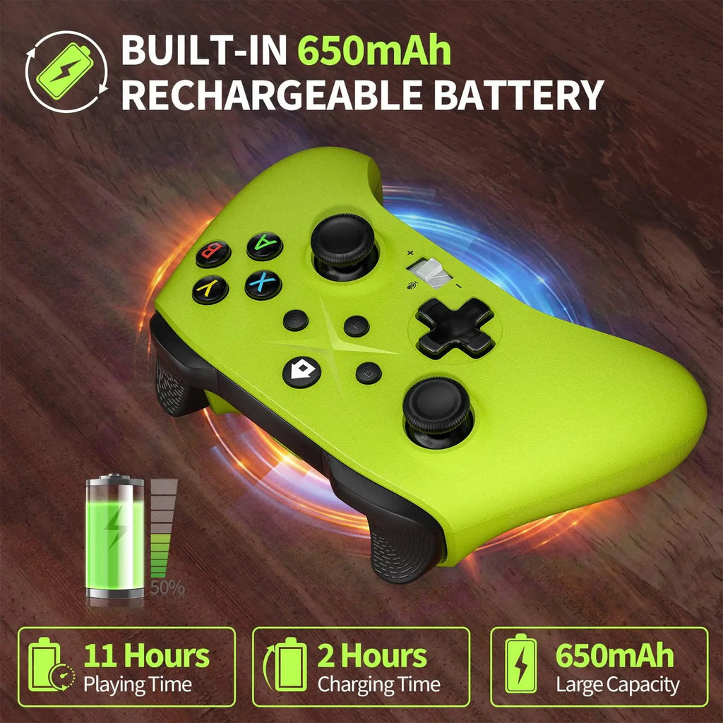 Trendbay Wireless Gaming Controller for Xbox & Switch – Hall Effect Joystick with 6-Axis Gyro & Turbo