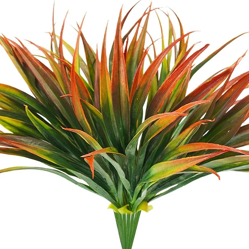Trendbay Artificial Spring Grass Plant Set Silk & Plastic Decor Stems