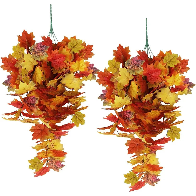 Trendbay 2-Piece 75CM Artificial Maple Leaf Garland