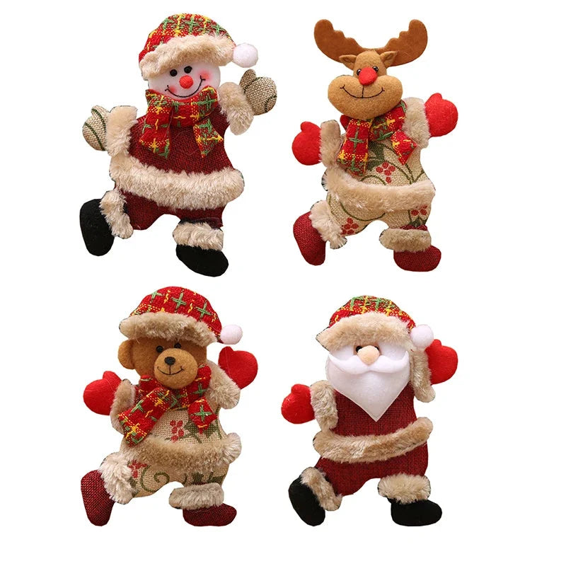 Trendbay 4pcs DIY Merry Christmas Hanging Ornaments Set For Decor