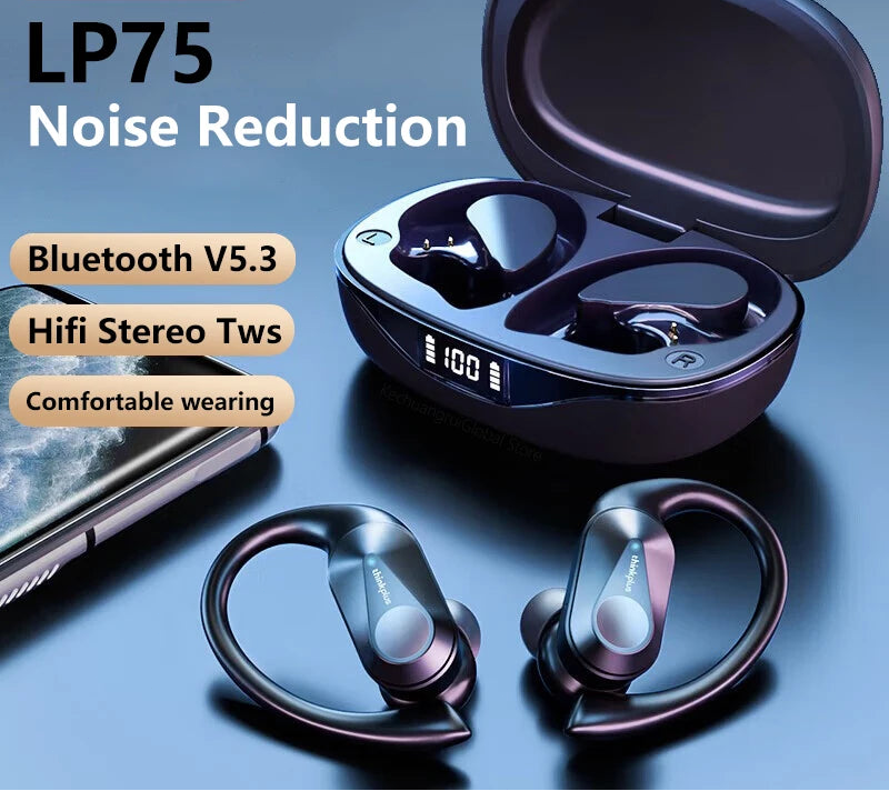 Trendbay Wireless Bluetooth 5.3 Ear Hook Earbuds