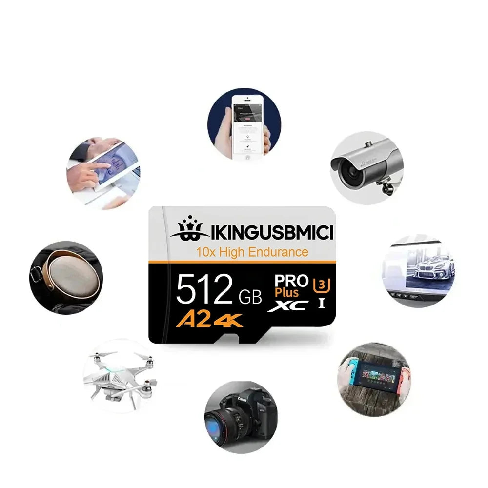 Trendbay 512GB MicroSD Memory Card with max compatibility