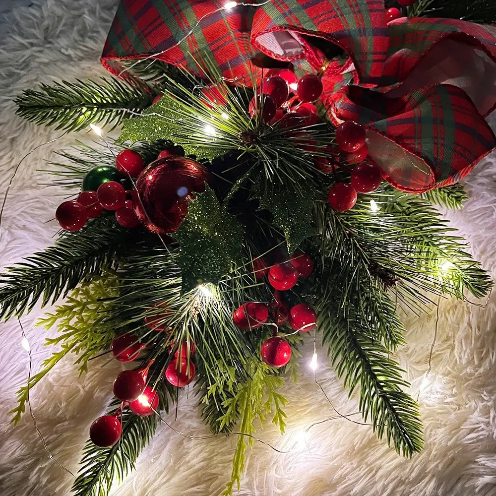 Trendbay Christmas Staircase LED Wreath Decoration