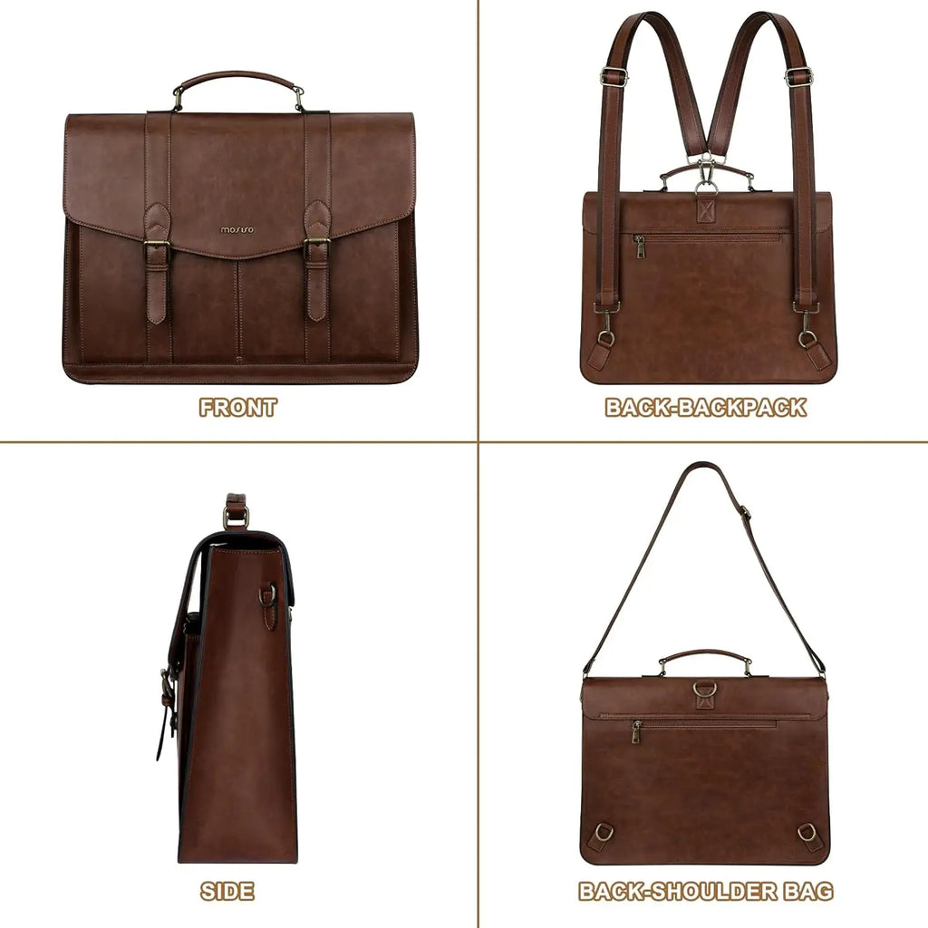 Trendbay Vintage Laptop Messenger Bag