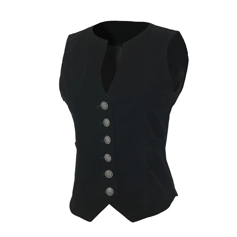 Trendbay Women's Velvet Cropped Vest