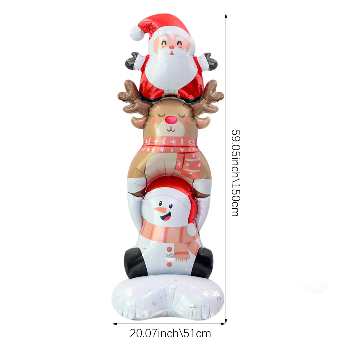 Trendbay 1pc Standing Christmas Stacker Christmas Themed Decor