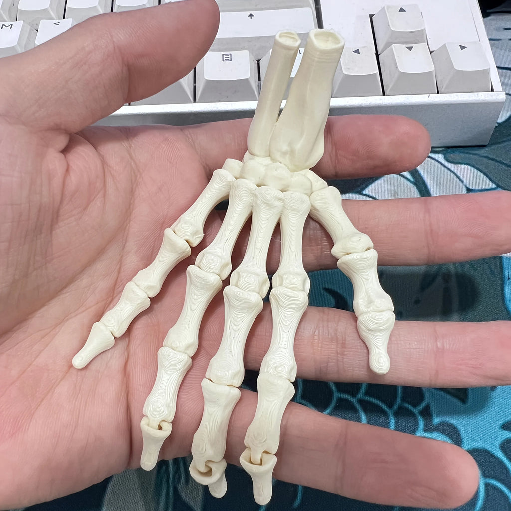 Trendbay 3D Printed Hand Bone Ornaments 9.3CM 2pc set