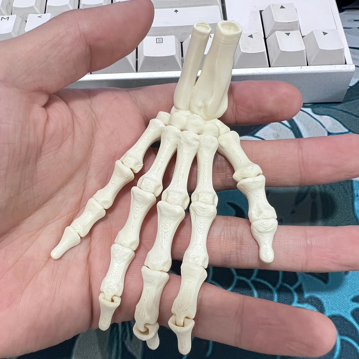 Trendbay 3D Printed Hand Bone Ornaments 9.3CM 2pc set