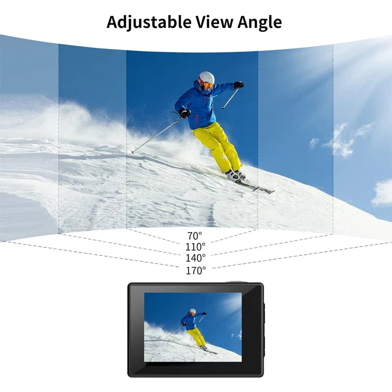 Trendbay 4K Action Camera Waterproof with WiFi (30M Sports Cam)