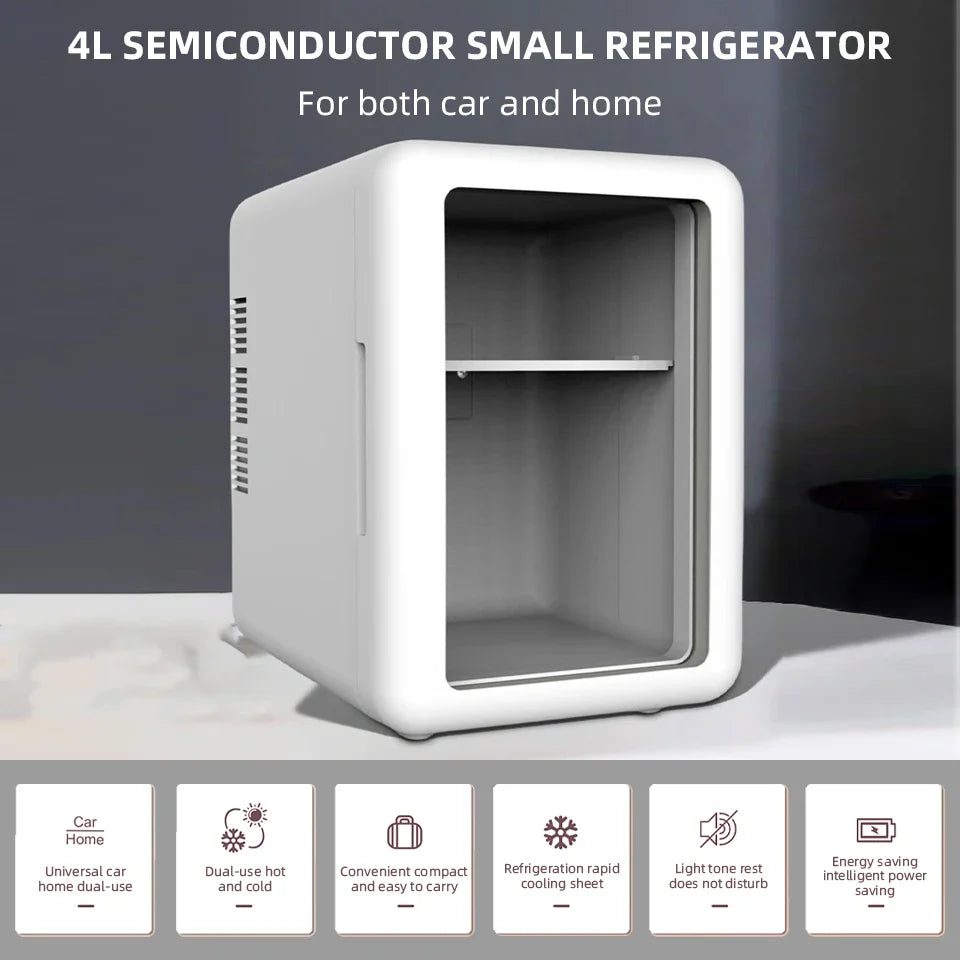 Trendbay 4L Portable Car Refrigerator Cooler & Warmer