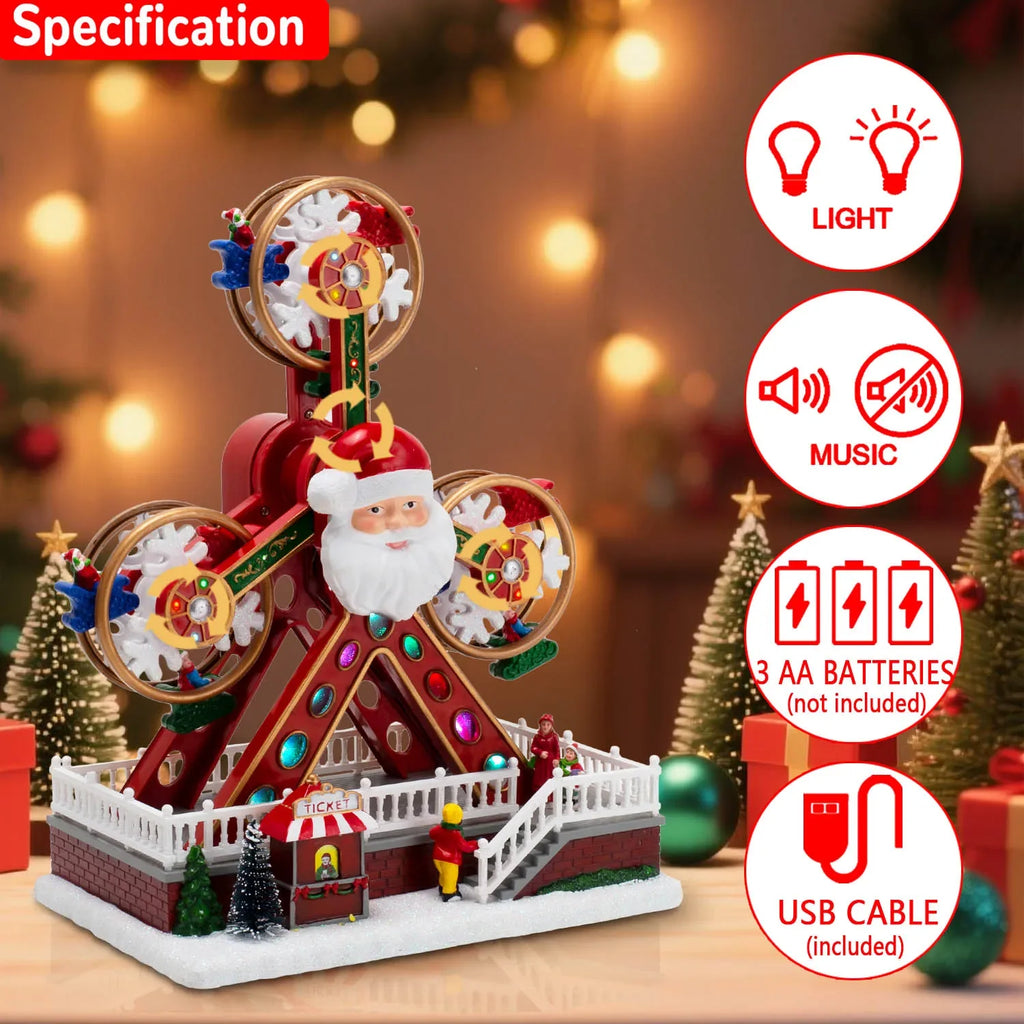 Trendbay Animated Christmas Ferris Wheel Decoration