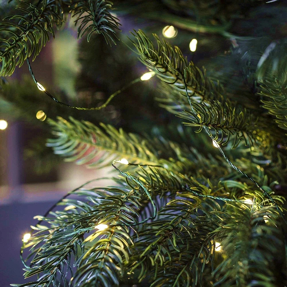 Trendbay 120M 1200-LED Multicolor Green Wire Fairy Lights – IP44 EU Plug