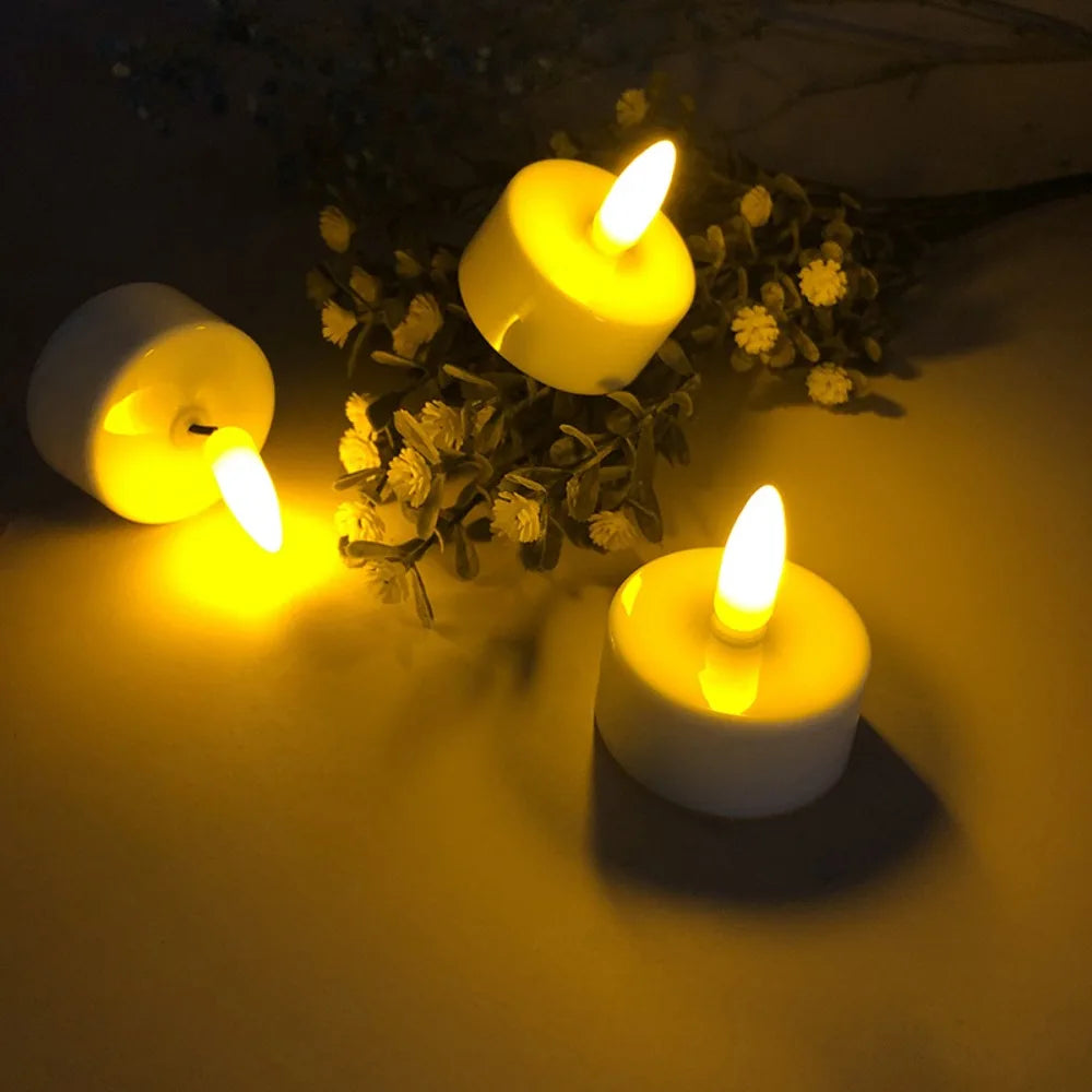 Trendbay 4Pcs LED Flameless Candle Lights – Battery-Operated