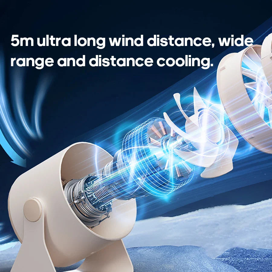 Trendbay Portable Desktop and Wall-Mounted Fan