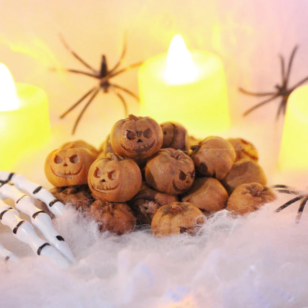 Trendbay 20pcs Miniature Resin Pumpkins for Halloween– 1.6 × 1.5 × 1.7CM