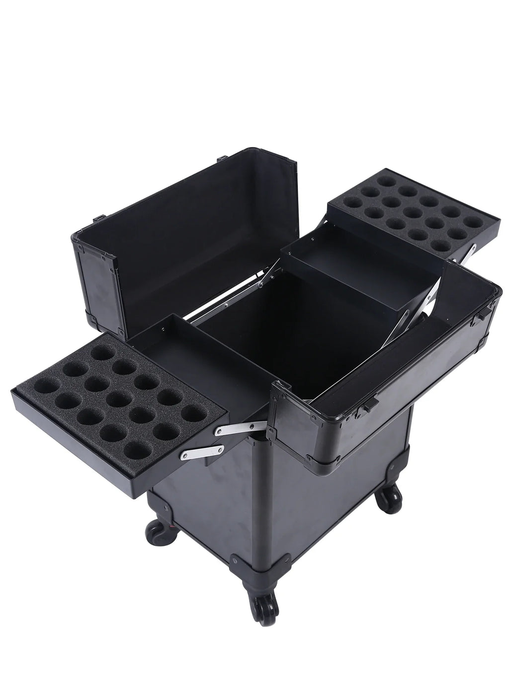 Trendbay Aluminum Rolling Makeup Case