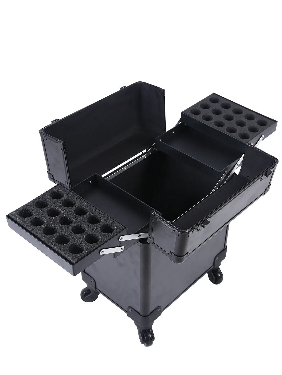 Trendbay Aluminum Rolling Makeup Case