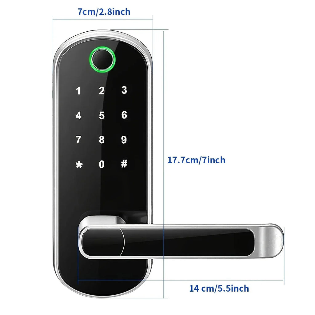 Trendbay Smart WiFi Fingerprint Door Lock with App & NFC Access
