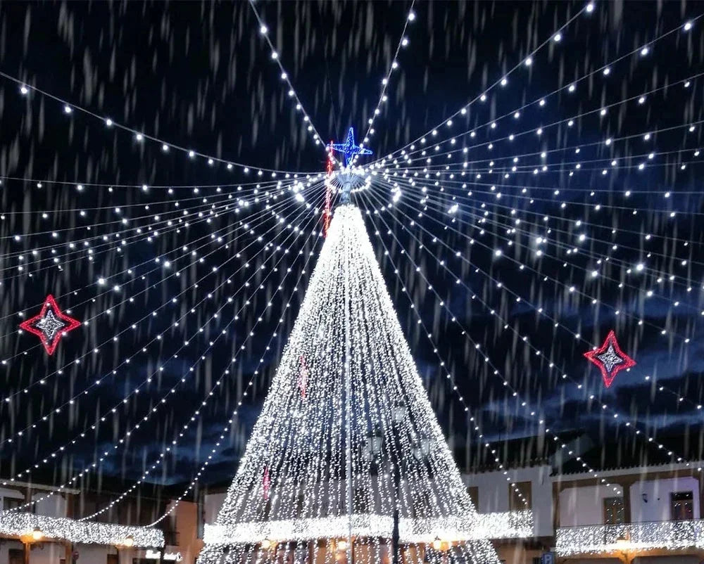Trendbay 7M 50-LED White Solar Fairy String Lights – IP65 Waterproof